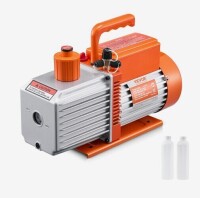 VEVOR Vacuum Pump, 9 CFM, HVAC 2 Stage Rotary Vane Vacuum Pump, for R134a R22 R410a Systems, Auto AC Vacuum Pump Kit with Oil Bottle, for Automotive Air Conditioner Maintenance Resin Degassing New In Box $299