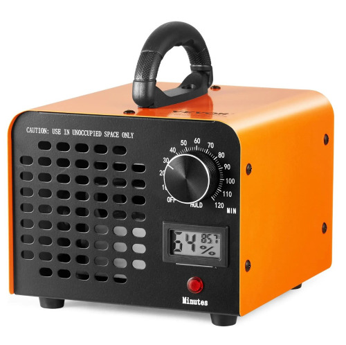 VEVOR Ozone Generator, 12000mg/h Ozone Machine Remover, High Capacity Commercial/Industrial Ozone Generator Machine, Home Air Ionizers Deodorizer with 0-120 min Time Setting for Rooms, Cars, Pets New In Box $99