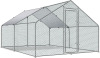 Betterhood Large Metal Chicken Coop Round Top Upgrade Tri-Supporting Wire Mesh Chicken Run,Chicken Pen with Water-Resident and Anti-UV Cover,Duck Rabbit House Outdoor (Spire Roof 10&rsquo; W x 13&rsquo; L x 6.5&rsquo; H) New Open Box $499