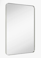 Ebern Designs 24" x 36" Javeion Stainless Steel Rectangle Mirror New In Box $299