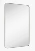 Ebern Designs 24" x 36" Javeion Stainless Steel Rectangle Mirror New In Box $299