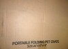 Pettycare 26" x 18" x 18" Soft Collapsible Crate for Small Dogs, 4-Door Portable Foldable Soft Kennel with Chew Proof Mesh Windows for Indoor & Outdoor Travel Grey New In Box $99 - 2