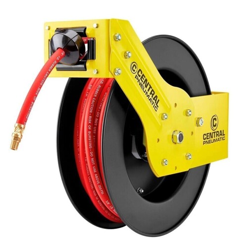 Central Pneumatic 30 ft. Retractable Air Hose Reel $89