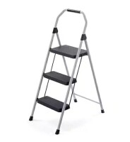 Gorilla Ladders 3-Step Compact Steel Step Stool with 225 lb. Load Capacity Type II Duty Rating (8ft. Reach Height) New $99