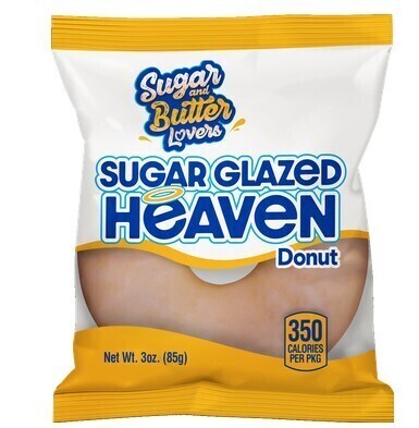 Sugar & Butter Lovers Glazed Yeast Donut, 3.0 oz New Best by 10/2026