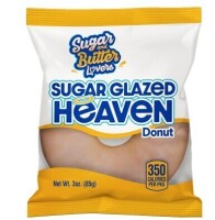 Sugar & Butter Lovers Glazed Yeast Donut, 3.0 oz New Best by 10/2026