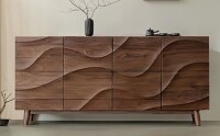 Loon Peak 59" Wide Side Board With Solid Wood Legs New in Box $1799