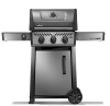 Napoleon Freestyle 365 3-Burner Propane Gas Grill in Graphite Grey with Cast Iron Cooking Grids in Box $799