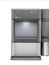 GE Profile - Opal 2.0 38-lb. Portable Ice maker with Nugget Ice Production, Side Tank, and Built-in WiFi - Stainless Steel in Box $699