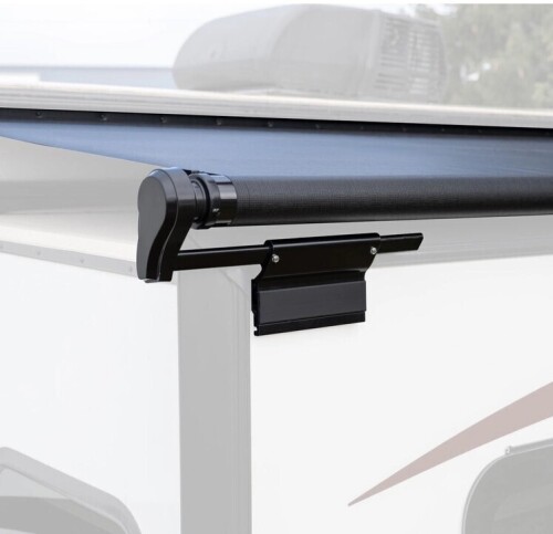 Lippert Solera 5000 Series Slide Topper Awning, Black - 7'6" (7'1" Fabric) New Shelf Pull $599