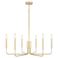 Gracie Oaks Roxsanne 6 Light Dimmable Classic / Traditional Chandelier Rustic Linear Candle-Style Kitchen Island Light Fixture New In Box $499