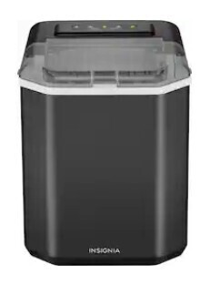 Insignia&trade; - 16 lb. Portable Icemaker with Ice Scoop and Scoop Holder - Black $299