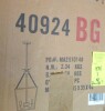 ACROMA Vallejo 4 -Light Satin Gold Bare bulb Metal Chandelier New In Box $299 - 2