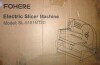 FOHERE 250W Electric Meat Slicer Machine for Home Three 7.5" Stainless Steel Blades with Tray,0-15mm Precise Thickness Deli Cutter, Ideal Bread, Fruit or Cheese, Red On Working $299 - 2