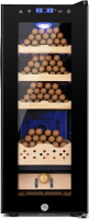 Velieta Electric Humidor, 35L 250 Counts Large Capacity Thermostatic Desktop Humidor Cabinet with Digital LED Screen, Safety Lock,Smart Humidity & Temp Control, New Shelf Pull On Working $399
