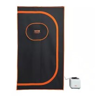 VEVOR Portable Steam Sauna Tent 1000-Watt 1-Person Indoor Steel Frame Infrared Sauna with Chair Soothing Heated Body Therapy New In Box $299