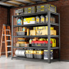 Qxdyt Store 72''H Garage Shelving Heavy Duty, 2800LBS Storage Shelves, 5-Tier Adjustable Metal Shelve Storage Shelf Rack, Industrial Shelving Unit for Garage, Warehouse, Basement (59" W x 19.7" D x 72" H) Similar to Picture New In Box $299