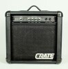 Crate BX-15 12-Watt 1x8" Bass Practice Amp 2000s - Black On Working $199