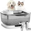 PET Marvel Wireless Quiet Pet Water Fountain, 7L/1.8Gal/230oz Large Water Reserve for Dogs & Cats, Stainless Steel Drinking Bowl, Battery or Plug-in Use, Designed for Short Trips & Backup Use, F2 V2 New In Box $199