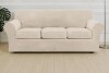 Mercer41 Modern Soft Velvet Plush 4 Piece High Stretch Sofa Slipcover Furniture Protector Luxury Thick Velvet Sofa Cover for 3 Cushion Couch Machine Washable $99