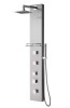 LUXIER 55 in. 3-Jet Full Body Thermostatic Shower System Panel with Rainfall Shower Head Hand Shower in Stainless Steel $499
