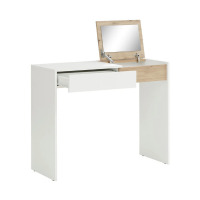 Ren Home Niles Vanity Desk with 1 Drawer and Flip-Out Mirror, New in Box $299