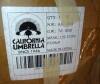 California Umbrella 9' Round Aluminum Market Umbrella, Crank Lift, Push Button Tilt, White Pole, White Olefin, New in Box $299 - 2