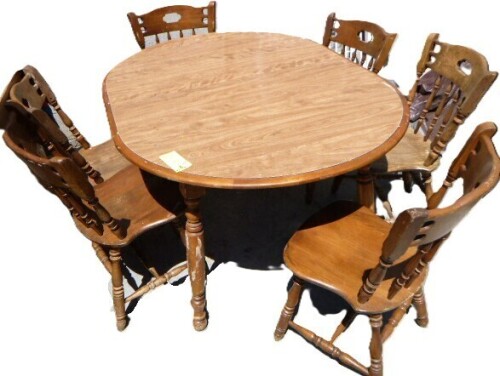 7 Piece Solid Wood Dining Set