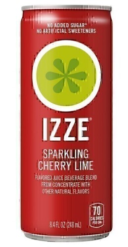 Izze, Cherry Lime Flavored, Sparkling Juice Beverage, 8.4 fl oz / Izze, Clementine Flavored, Sparkling Juice Beverage, 8.4 fl oz / Assorted