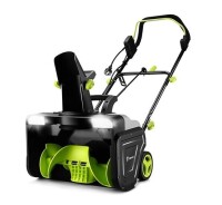 DEKOPRO Corded Snow Blower:15A Motor, 20-Inch Electric Snow Blower, Electric Snow Shovel with 25ft Throwing Distance, Dual LED Lights, 3300rpm Snow Thrower New Shelf Pull On Working $399
