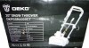 DEKOPRO Corded Snow Blower:15A Motor, 20-Inch Electric Snow Blower, Electric Snow Shovel with 25ft Throwing Distance, Dual LED Lights, 3300rpm Snow Thrower New Shelf Pull On Working $399 - 2