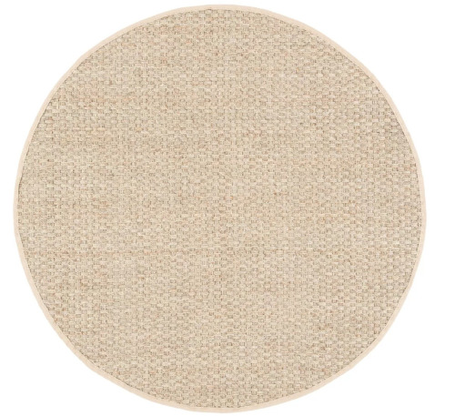 Safavieh Natural Fiber Basket Weave NF114 Power Loomed Indoor Area Rug - Natural/Beige - 9' Round $499