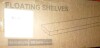 17 Stories 30" Solid Elm Wood Floating Shelves Set Of 2, Rustic Natural New In Box $299 - 2