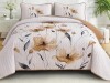 Mybedsoul King Size Quilt Set Brown, 3 Pcs Fall Bedspread Set Summer Lightweight Farmhouse Botanical Bedding Set with 2 Shams, Reversible Polyester Coverlet Set for All Seasons New In Box $299