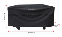 Nexgrill 64 Inch Griddle Cover, Heavy Duty Water Resistant Flat Top Grill Cover with Adjustable Strap and Air Vent, All-Season Outdoor Barbecue Griddle Protection New In Box $79