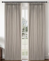 Latitude Run&reg; Pinch Pleated Curtains,Full Blackout Drapes Back Tab Pinch Pleat Curtain with Hooks+Rings (Pair), 100cmx228cm New In Box $99