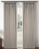 Latitude Run&reg; Pinch Pleated Curtains,Full Blackout Drapes Back Tab Pinch Pleat Curtain with Hooks+Rings (Pair), 100cmx228cm New In Box $99
