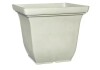Vigoro Franklin Large White Resin Lightweight Square Planter with Optional Drainage Holes(17.7 in. L x 17.7 in. W x 15.5 in. H) $79