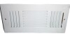 VEVOR 4 x 10 Inch Floor Registers, Floor Vent, HVAC 3-Direction Iron Vent Grilles for Home/Office Wall & Ceiling, Rustproof Anti-Peeling Air Vents Deflector Adjustable with Metal Damper, White New In Box - 2
