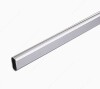 RICHELIEU OVAL CLOSET ROD - Chrome / Black -24" New Assorted