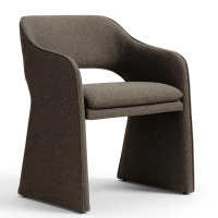 Latitude Run 19" Seat Height Waterproof Upholstered Fabric Dining Armchair, New in Box $699