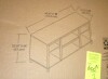 Mainstays Parsons TV Stand for TVs up to 50", Canyon Walnut, New in Box $299 - 2