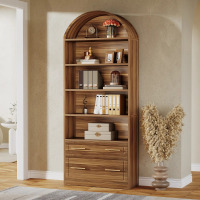 Latitude Run 78.77'' Tall File Cabinet, Walnut Brown, New in Box $399
