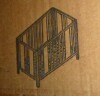 Little Seeds Crawford Curved Post 3-in-1 Crib, Sharkey Gray, New in Box $399 - 2