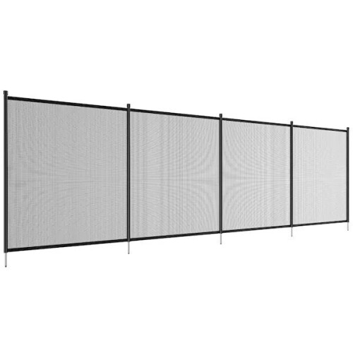SKYHALO Swimming Pool Fence 4 x 12' Pool Safety Fence for Inground Pools, Removable Pool Fence DIY Life Saver Fencing Section, New in Box $299