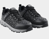 VEVOR Pair of Mens Steel Toe Shoes Cushion Sport Safety Toe Athletic Work Shoe, Indestructible Safety Sneakers Lightweight,Breathable Industry Construction Work Shoes, Black New In Box Size 9 $79