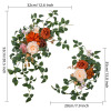 Birch Lane&trade; Queensland 18'' Faux Maidenhair / Red Barrel Studio&reg; 2 Pcs Arched Floral Artificial Flower Centerpiece For Wedding Decoration New In Box Assorted $299 - 2
