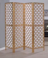Everly Quinn Maryanne 70.25'' H X 69'' W X 2'' D Solid Wood Folding Room Divider $299