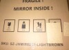 AllModern Lorinda Solid Wood Oval Wall Mirror, 24" x 36" New In Box $299 - 2
