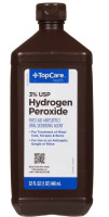 TopCare Health 3% USP Hydrogen Peroxide 32 fl oz New Best by 4/2028
